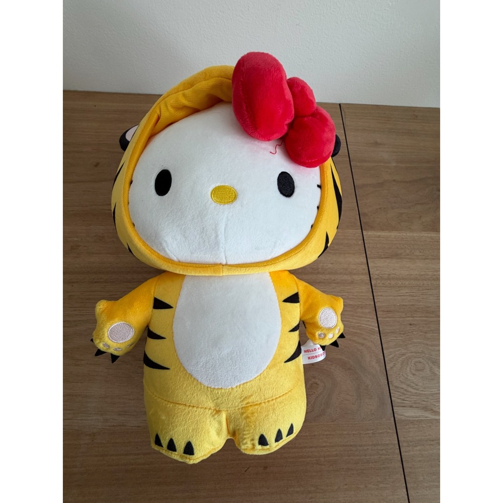Kidrobot Hello Kitty Year of the Tiger Plush 14 Inch Sanrio Yellow Tiger Costume
